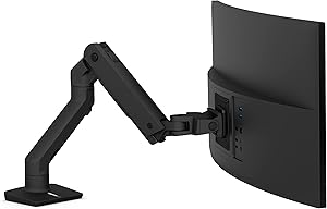 Ergotron HX Premium Heavy Duty Monitor Arm — Up to 42 lbs
