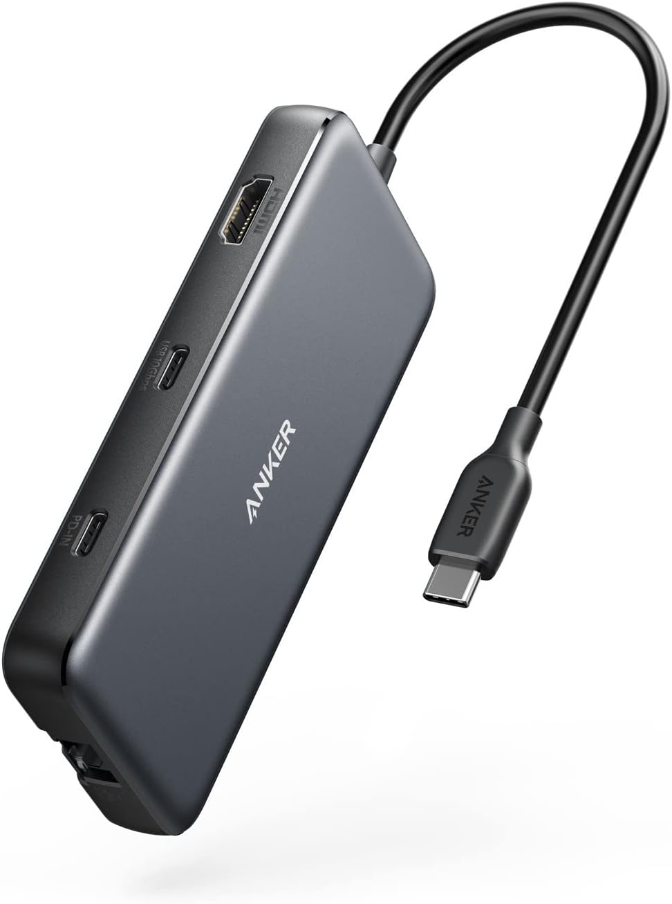 Anker 555 USB-C Hub 8-in-1 — 4K@60Hz, 85W Charging, Ethernet
