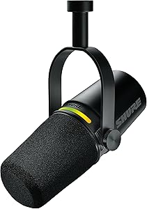 Shure MV7+ Dynamic Microphone — USB-C & XLR, Auto Level Mode